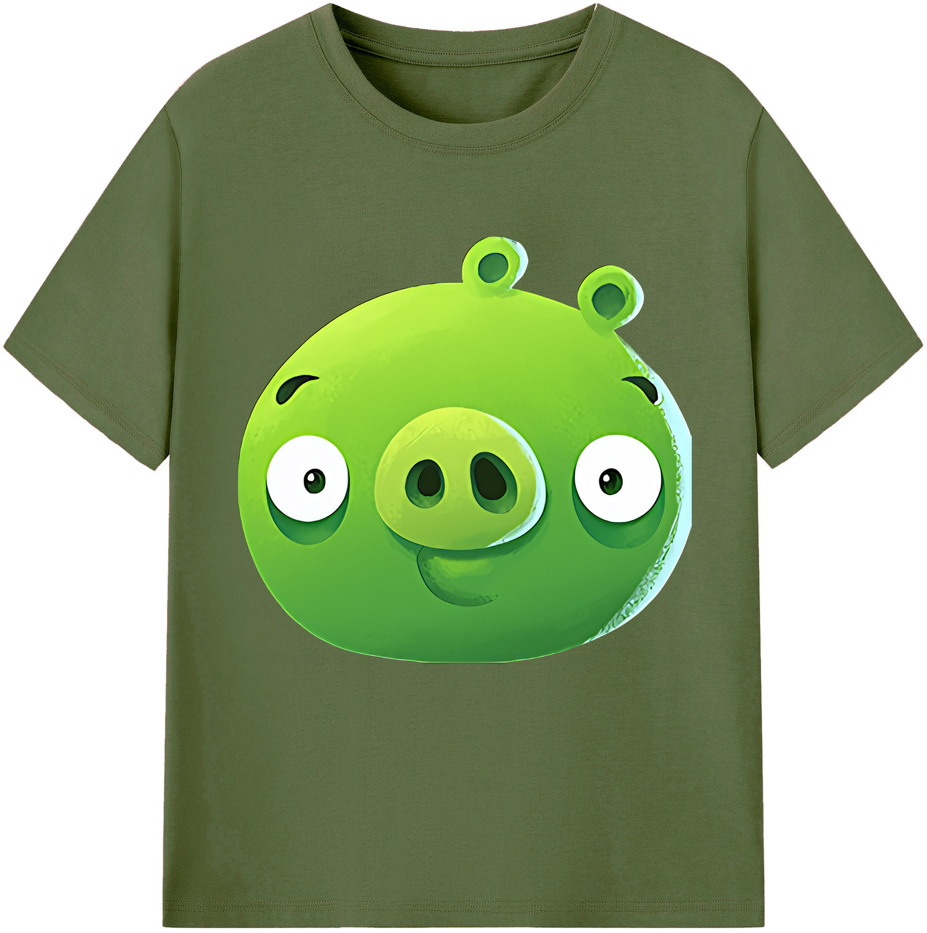 （画像用） Angry Birds アングリーバード 綿100％半袖Tシャツ（フロントプリント）